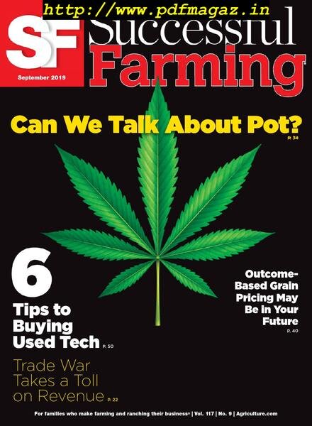 Successful Farming – September 2019 Cover