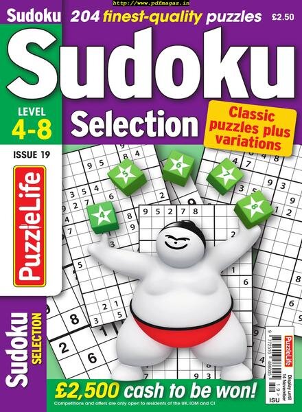 Sudoku Selection – October 2019 Cover