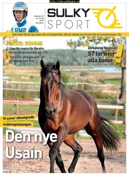 Sulkysport – 16 oktober 2019 Cover