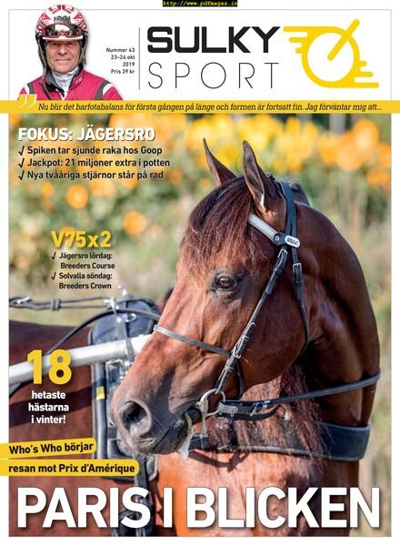 Sulkysport – 23 oktober 2019 Cover