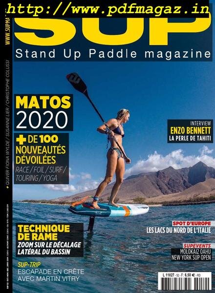 SUP magazine – octobre 2019 Cover