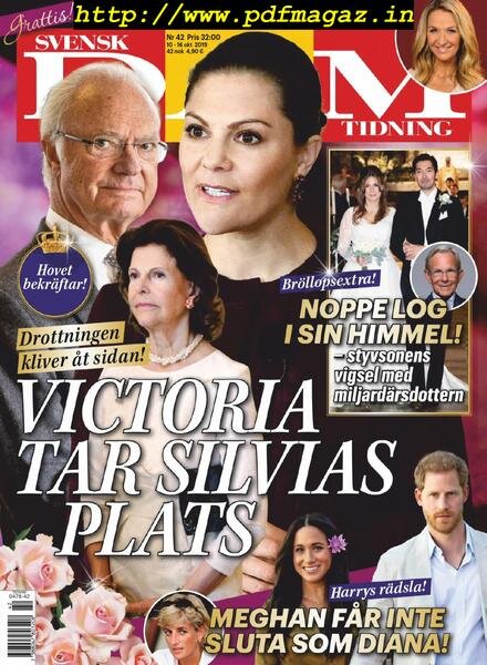 Svensk Damtidning – 10 oktober 2019 Cover