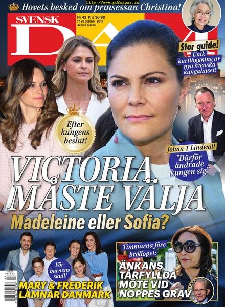 Svensk Damtidning – 17 oktober 2019 Cover