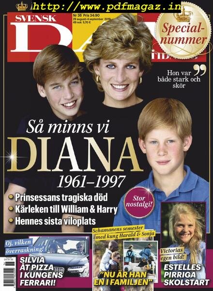 Svensk Damtidning – 29 augusti 2019 Cover