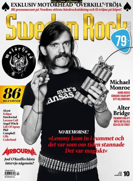Sweden Rock Magazine – 16 oktober 2019 Cover