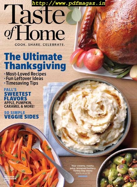 Taste of Home – October 2019 Cover
