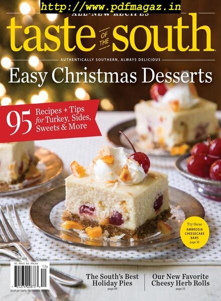 Taste of the South – November 2019 Cover