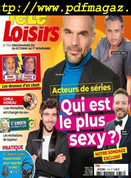 Tele Loisirs – 21 Octobre 2019 Cover