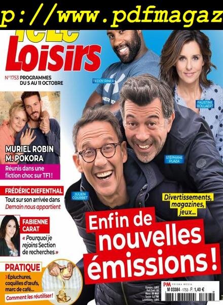 Tele Loisirs – 30 Septembre 2019 Cover