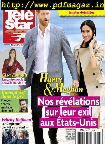Tele Star – 23 septembre 2019 Cover