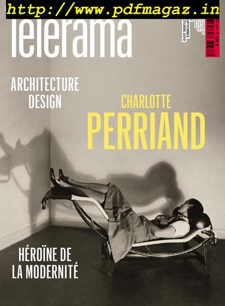 Telerama Magazine – 28 septembre 2019 Cover