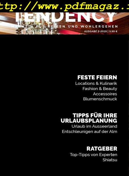 TENDENCY – Oktober 2019 Cover