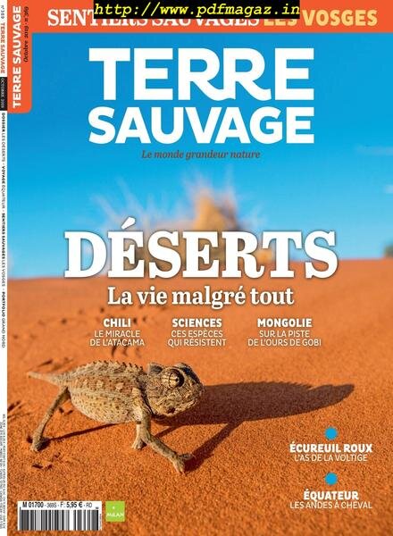 Terre Sauvage – Octobre 2019 Cover