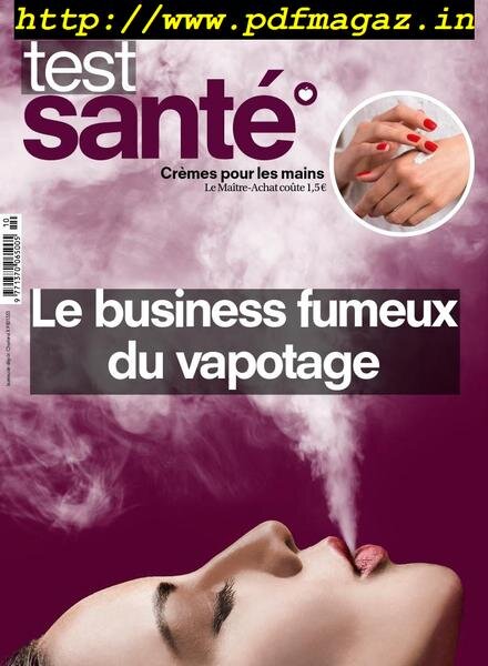 Test Achats Sante – Octobre-Novembre 2019 Cover