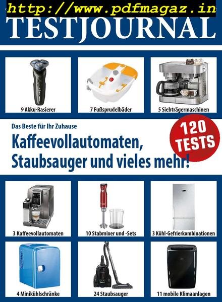 Testjournal – Oktober 2019 Cover