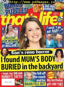 that’s life! – September 26, 2019