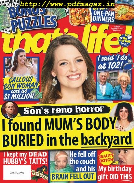 that’s life! – September 26, 2019 Cover