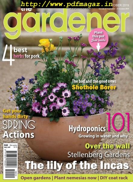 The Gardener South Africa – October 2019 Cover