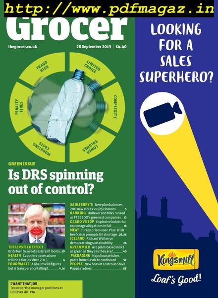 The Grocer – 28 September 2019 Cover