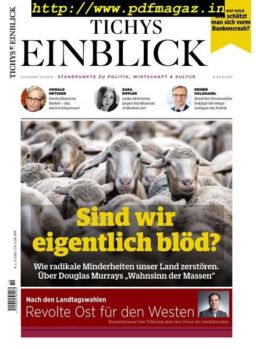 Tichys Einblick – Oktober 2019