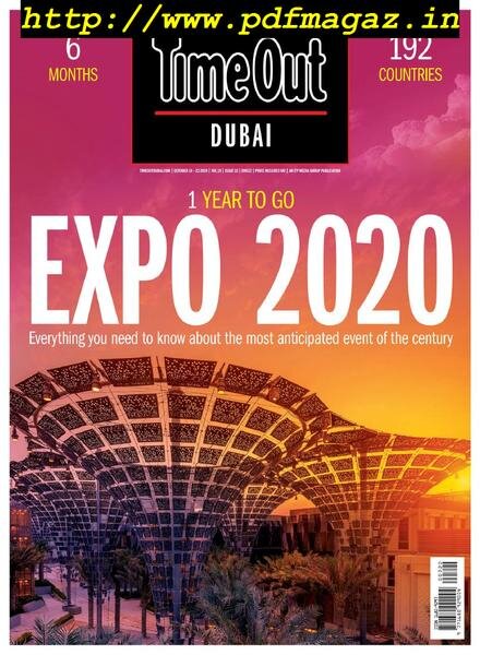 TimeOut Dubai – October 16, 2019 Cover