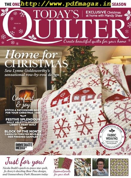 Today’s Quilter – November 2019 Cover