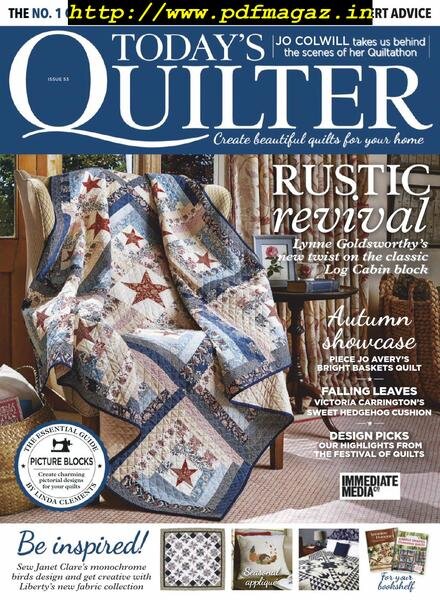 Today’s Quilter – October 2019 Cover