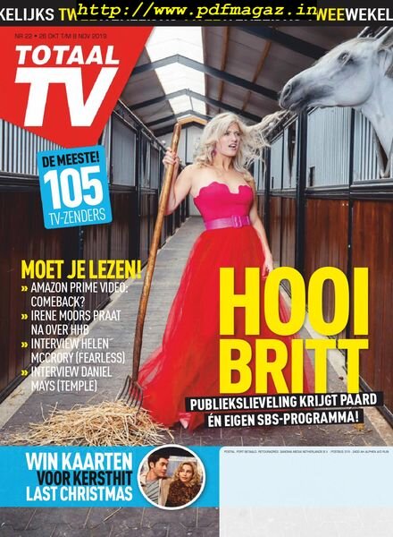 Totaal TV – 26 October 2019 Cover