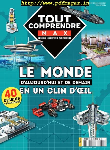 Tout Comprendre Max – Octobre-Decembre 2019 Cover