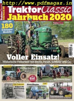 Traktor Classic Jahrbuch – Oktober 2019