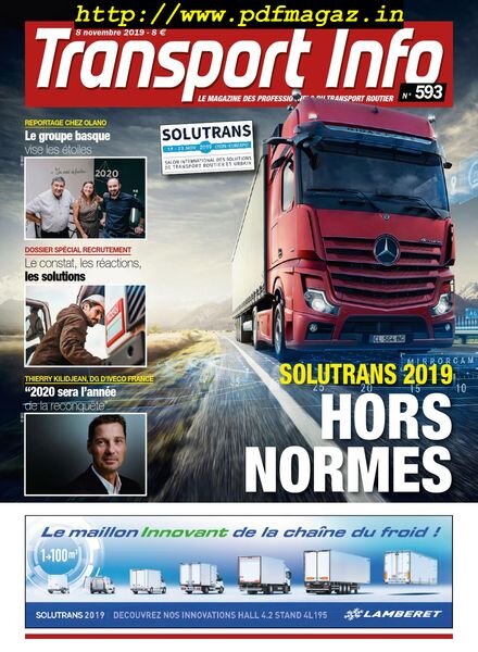 Transport Info – 08 novembre 2019 Cover