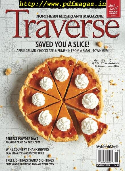 Traverse, Northern Michigan’s Magazine – November 2019 Cover