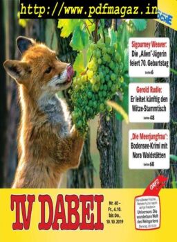 TV Dabei – 02 Oktober 2019