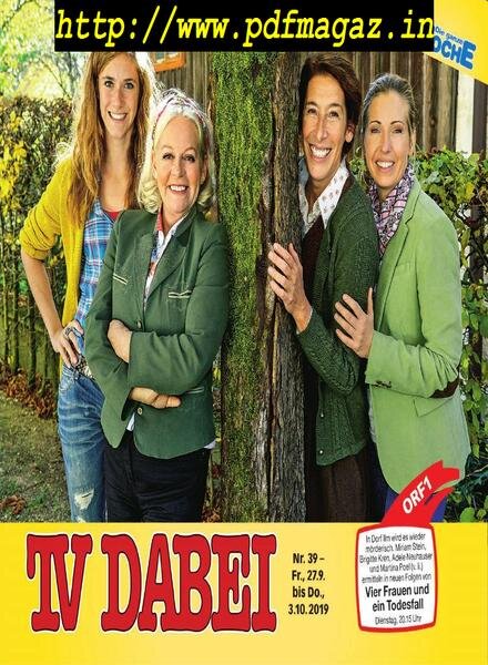 TV Dabei – 25 September 2019 Cover
