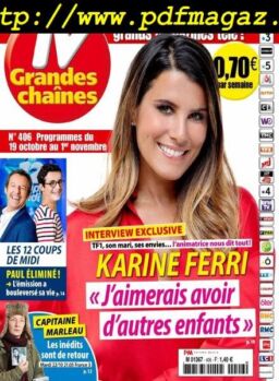 TV Grandes chaines – 14 Octobre 2019