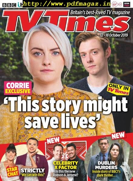 TV Times – 12 October 2019 Cover