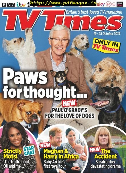 TV Times – 19 October 2019 Cover