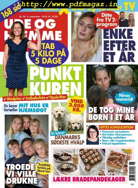 Ude og Hjemme – 04 september 2019 Cover