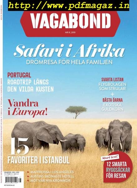 Vagabond Sverige – 26 september 2019 Cover