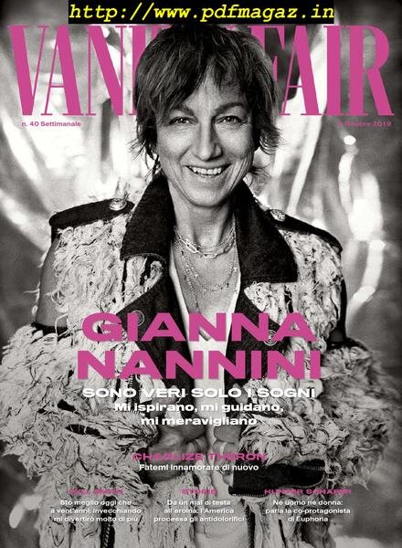 Vanity Fair Italia – 09 ottobre 2019 Cover