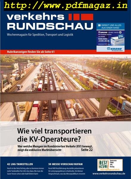 VerkehrsRundschau – 10. September 2019 Cover