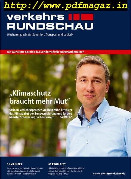 VerkehrsRundschau – 30 September 2019 Cover