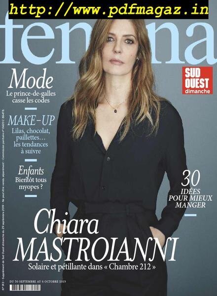 Version Femina – 30 Septembre 2019 Cover