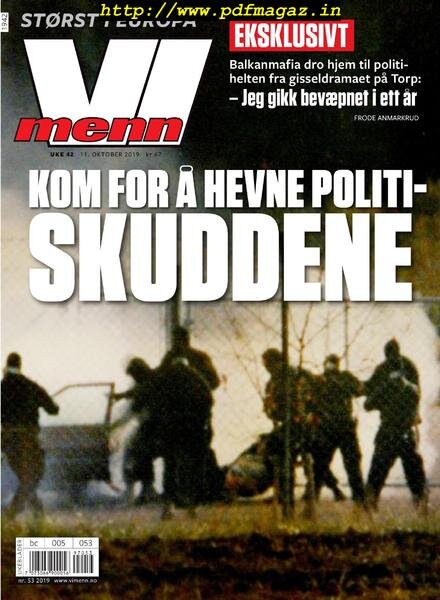 Vi Menn – 11 oktober 2019 Cover