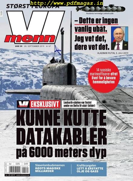 Vi Menn – 20 september 2019 Cover