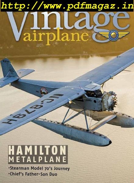 Vintage Airplane – March-April 2017 Cover