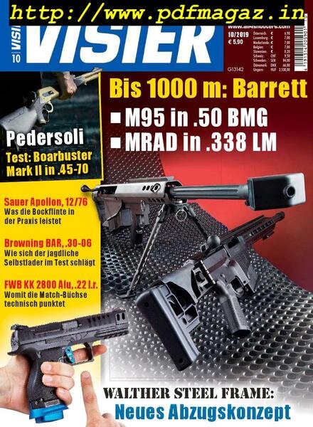 Visier – Oktober 2019 Cover