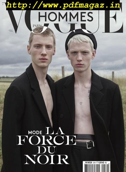 Vogue Hommes International – France – septembre 2019 Cover