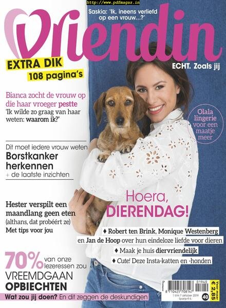 Vriendin – 02 oktober 2019 Cover