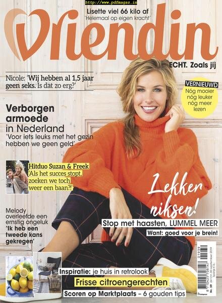 Vriendin – 25 september 2019 Cover